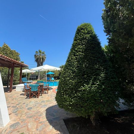 Country House With Pool And Big Garden Оропос Экстерьер фото